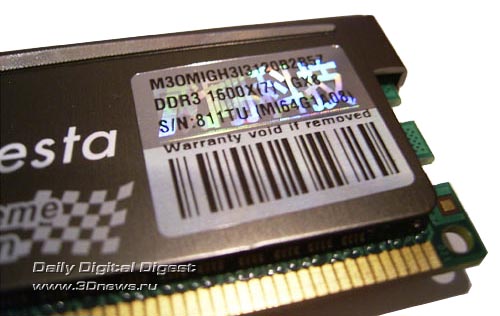  A-Data DDR3-1600 наклейка 2 