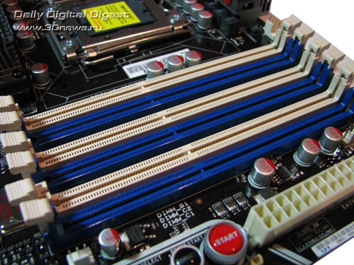  ASUS Rampage II Extreme DIMMs 