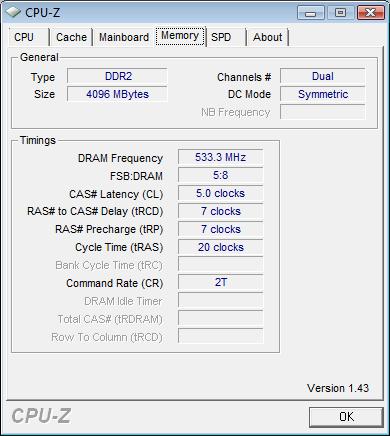  GSkill 4GB частота 