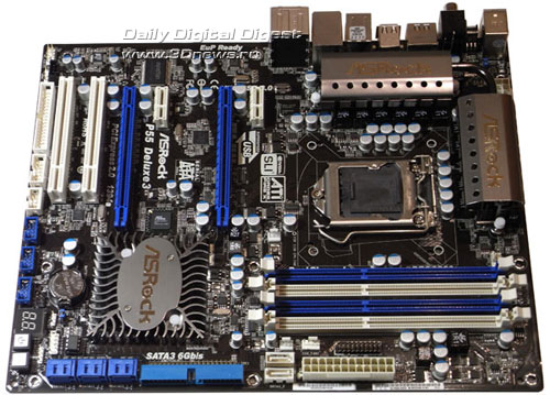  ASRock P55 Deluxe3 плата 