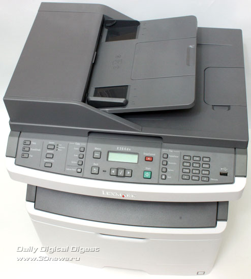  Lexmark x364dn. Вид сверху 