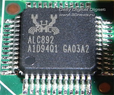  ECS A885GM-A2 звук 