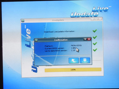  MSI P67A-GD65 Live Update 