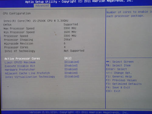  Sapphire P67 Hydra CPU 1 