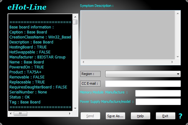  Biostar TA75A+ HOT Line 