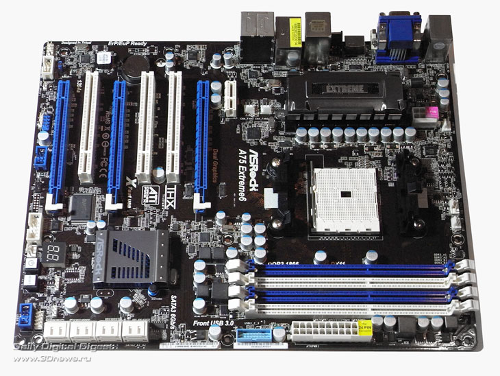  ASRock A75 Extreme6 плата 