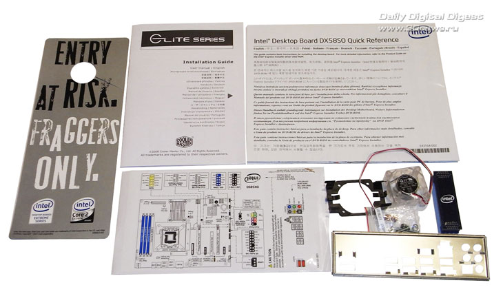  Intel DX58SO комплектация 