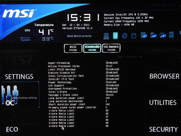  MSI X79A-GD65 (8D) CPU 1 