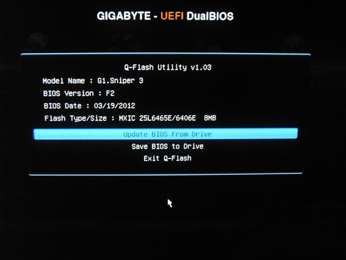  Gigabyte G1.Sniper 3 Q-Flash 