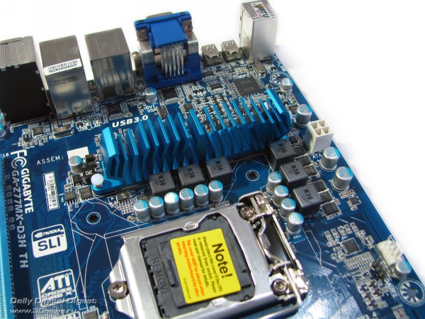  Gigabyte Z77MX-D3H TH PWM 