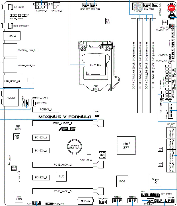  ASUS Maximus V Formula схема 