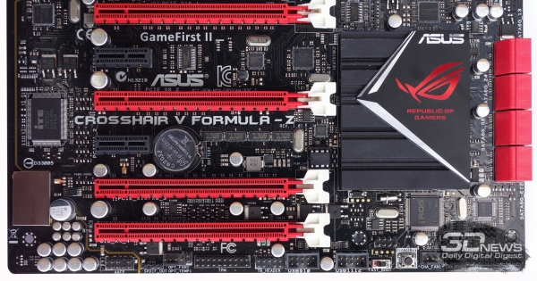 Слоты PCI-Express — обзор материнской платы ASUS Crosshair V Formula-Z 