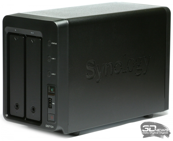  Внешний вид Synology DS713+ 