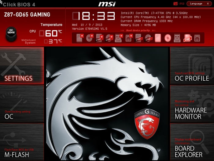  MSI Z87-GD65 BIOS 