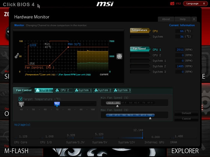  MSI Z87-GD65 системный мониторинг 1 