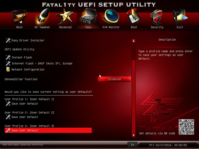  ASRock Fatal1ty 990FX Killer  OC Profile 