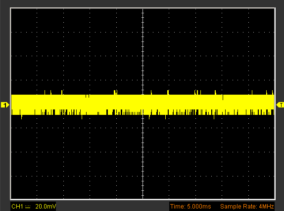  Шина 5 В, низкочастотные пульсации 