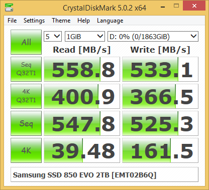  Samsung 850 EVO 2TB 