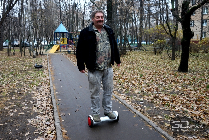  Дмитрий Быков на Solowheel Hovertrax 