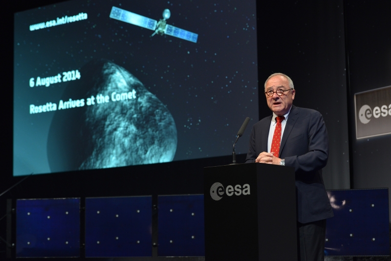 Генеральный директор ЕКА Жан-Жак Дорден считает, что программа Rosetta достойна Нобелевской премии. 