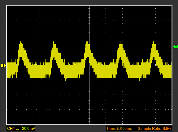  Шина 5 В, низкочастотные пульсации 