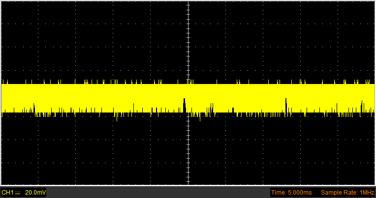  Шина 5 В, низкочастотные пульсации 