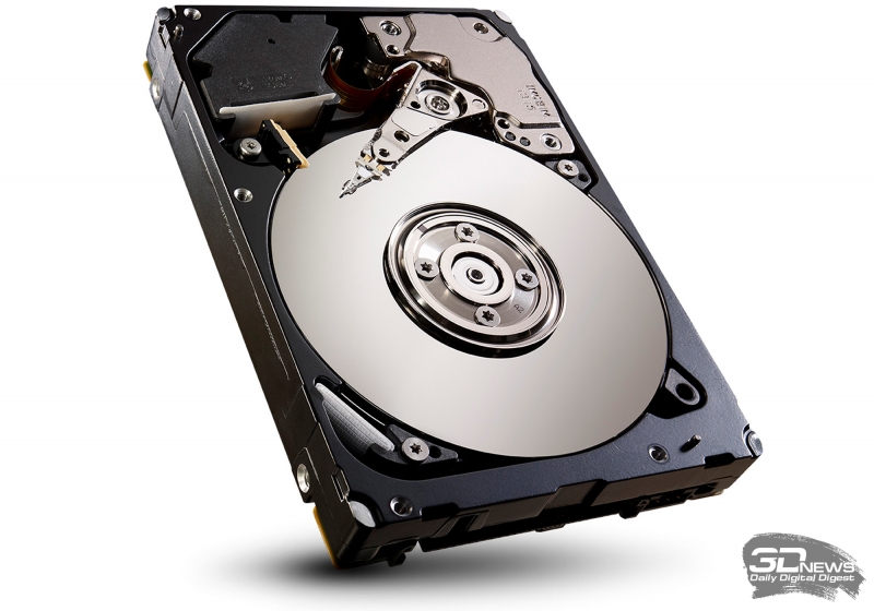  Жёсткий диск Seagate Enterprise Performance со скоростью вращения шпинделя 10 тысяч оборотов в минуту. Фото Seagate. 