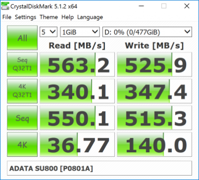  ADATA Ultimate SU800 256GB 