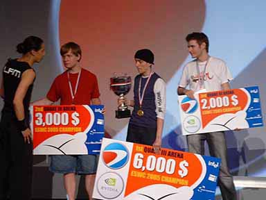 Финалисты ESWC 2005 в Quake III