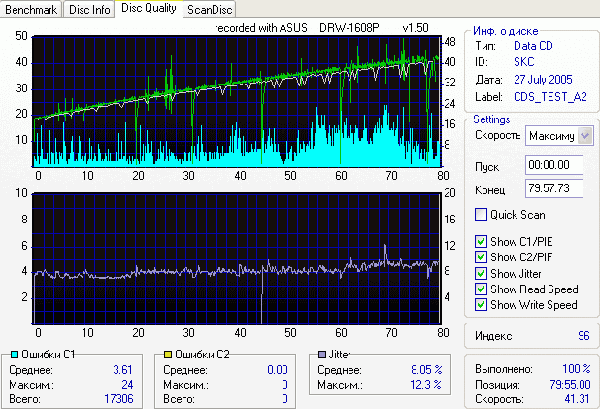  ASUS DRW-1608P 