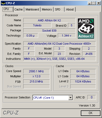  Athlon 64 X2 4800+ 