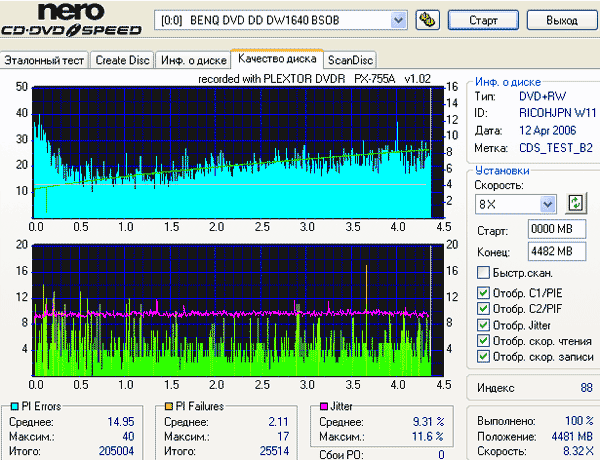  Запись DVDR 