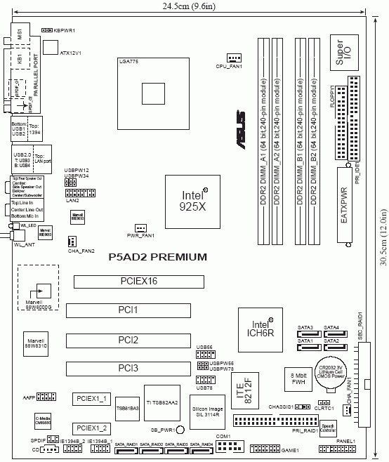  Asus P5AD2 Premium 