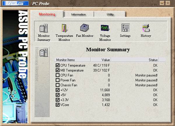  Asus PCProbe 