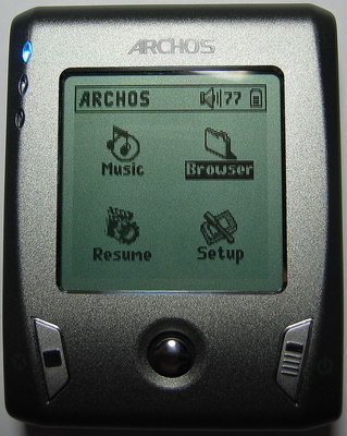  HDD MP3 плеер  Archos  Gmini XS 200 