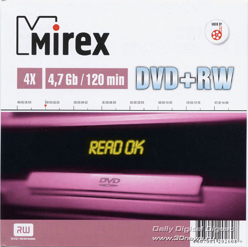  Mirex DVD+RW 4x 