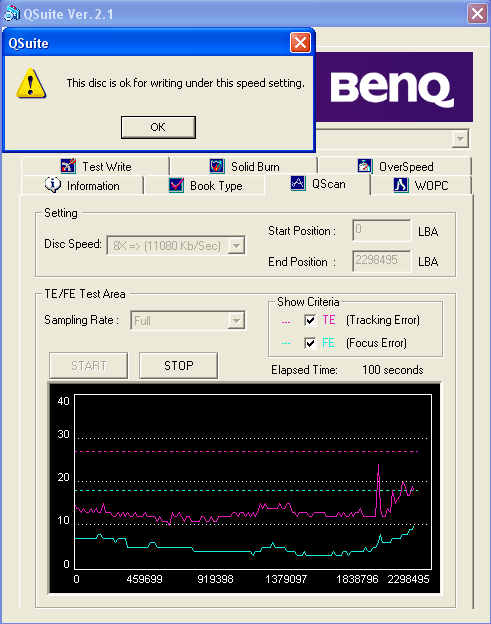  Benq dvd-r 8x 