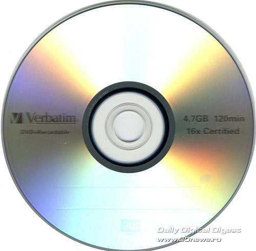  Verbatim DVD+R 16x 