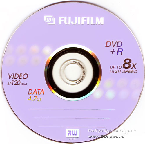  Fujifilm DVD+R 8x 