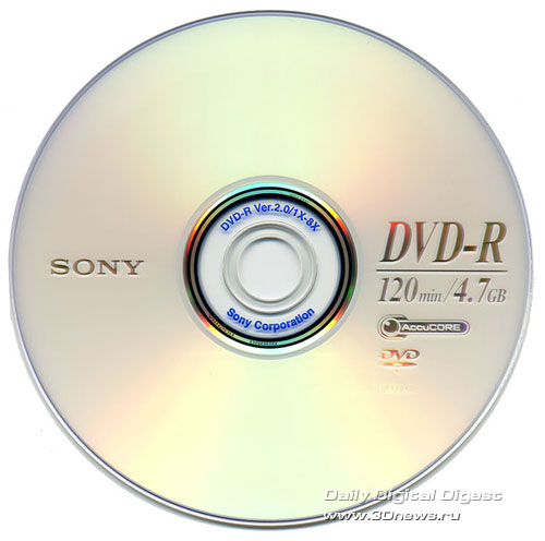  Sony DVD-R 8x 